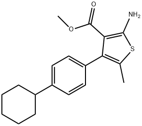 2-AMINO-4-(4-CYCLOHEXYL-PHENYL)-5-METHYL-THIOPHENE-3-CARBOXYLIC ACID METHYL ESTER price.