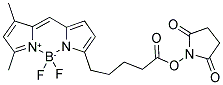 4,4-DIFLUORO-5,7-DIMETHYL-4-BORA-3A,4A-DIAZA-S-INDACENE-3-PENTANOIC ACID, SUCCINIMIDYL ESTER Struktur