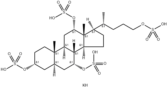 PETROMYZONOL-3,7,12,21-TETRASULFATE Struktur