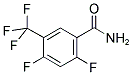 2,4-DIFLUORO-5-(TRIFLUOROMETHYL)BENZAMIDE Struktur