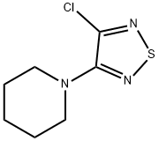 1-(4-CHLORO-[1,2,5]THIADIAZOL-3-YL)-PIPERIDINE Struktur