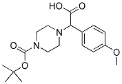 2-(4-BOC-PIPERAZINYL)-2-(4-METHOXY-PHENYL)ACETIC ACID Struktur