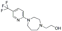 2-(4-[5-(TRIFLUOROMETHYL)PYRIDIN-2-YL]-1,4-DIAZEPAN-1-YL)ETHAN-1-OL Struktur