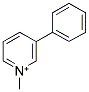 1-METHYL-3-PHENYLPYRIDINIUM Struktur