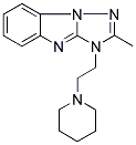 2-METHYL-3-(2-PIPERIDIN-1-YLETHYL)-3H-[1,2,4]TRIAZOLO[1,5-A]BENZIMIDAZOLE Struktur