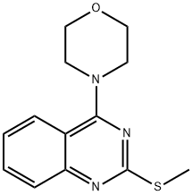 2-(METHYLSULFANYL)-4-MORPHOLINOQUINAZOLINE Struktur