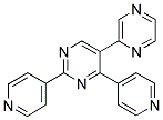 5-(PYRAZIN-2-YL)-2,4-DI(PYRIDIN-4-YL)PYRIMIDINE Struktur