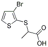 2-[(3-BROMOTHIEN-2-YL)SULFANYL]PROPANOIC ACID Struktur