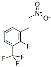 2'-FLUORO-BETA-NITRO-3'-(TRIFLUOROMETHYL)STYRENE Struktur