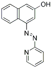 4-(2-PYRIDYLAZO)-2-NAPHTHOL Struktur