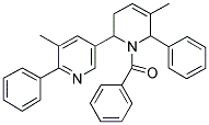 (3-METHYL-6-(5-METHYL-6-PHENYLPYRIDIN-3-YL)-2-PHENYL-5,6-DIHYDROPYRIDIN-1(2H)-YL)(PHENYL)METHANONE Struktur