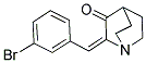 2-(3-BROMO-BENZYLIDENE)-1-AZA-BICYCLO[2.2.2]OCTAN-3-ONE Struktur