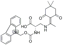 FMOC-DAP(DDE)-OH Struktur