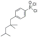 P-(2,2,4,4-TETRAMETHYLBUTYL)PHENYL PHOSPHORODICHLORIDATE Struktur