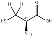 L-CYSTEINE (3,3-D2) Struktur