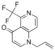 1-ALLYL-5-(TRIFLUOROMETHYL)-1,6-NAPHTHYRIDIN-4(1H)-ONE Struktur