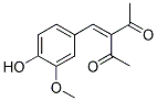 3-[(4-HYDROXY-3-METHOXYPHENYL)METHYLENE]-2,4-PENTANEDIONE Struktur