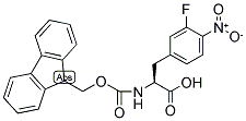 FMOC-L-PHE(3-F, 4-NO2) Struktur