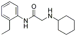 2-(CYCLOHEXYLAMINO)ACETIC ACID, 2-ETHYLANILIDE Struktur