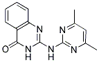 2-[(4,6-DIMETHYLPYRIMIDIN-2-YL)AMINO]QUINAZOLIN-4(3H)-ONE Struktur