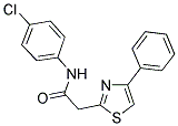 N-(4-CHLOROPHENYL)-2-(4-PHENYL-1,3-THIAZOL-2-YL)ACETAMIDE Struktur