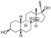 5-BETA-ESTRAN-17-ALPHA-ETHYNYL-3-BETA, 17-BETA-DIOL Struktur