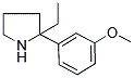 2-ETHYL-2-(3-METHOXYPHENYL)PYRROLIDINE Struktur