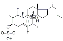 CHOLESTEROL 3-SULFATE, [CHOLESTEROL-1,2,6,7-3H] Struktur