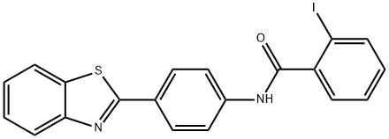 N-[4-(1,3-BENZOTHIAZOL-2-YL)PHENYL]-2-IODOBENZAMIDE Struktur