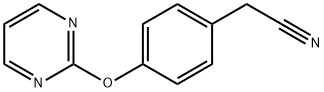 2-[4-(2-PYRIMIDINYLOXY)PHENYL]ACETONITRILE Struktur