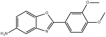 2-(3,4-DIMETHOXY-PHENYL)-BENZOOXAZOL-5-YLAMINE Struktur