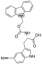 FMOC-L-TRP(5-CN) Struktur