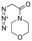 1-(2-MORPHOLIN-4-YL-2-OXOETHYL)TRIAZA-1,2-DIEN-2-IUM Struktur