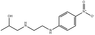 1-((2-[(4-NITROPHENYL)AMINO]ETHYL)AMINO)PROPAN-2-OL Struktur