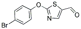 2-(4-BROMOPHENOXY)-1,3-THIAZOLE-5-CARBALDEHYDE Struktur