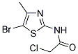 N-(5-BROMO-4-METHYL-1,3-THIAZOL-2-YL)-2-CHLOROACETAMIDE Struktur