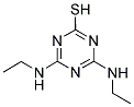 4,6-BIS-ETHYLAMINO-[1,3,5]TRIAZINE-2-THIOL Struktur