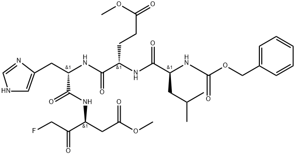 Z-LEHD-FMK 化學(xué)構(gòu)造式