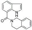 2-[((1H)-INDOL-7-YL)CARBONYL]-1,2,3,4-TETRAHYDROISOQUINOLINE Struktur