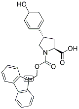 FMOC-L-TRANSPRO[4-(4-PHENOL)] Struktur