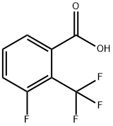 3-FLUORO-2-(TRIFLUOROMETHYL)BENZOIC ACID Struktur