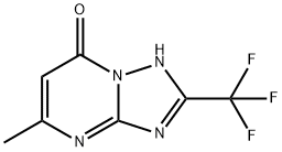 5-METHYL-2-TRIFLUOROMETHYL-4H-[1,2,4]TRIAZOLO[1,5-A]PYRIMIDIN-7-ONE Struktur