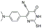 4-(4-DIMETHYLAMINO-PHENYL)-2-MERCAPTO-6-OXO-1,6-DIHYDRO-PYRIMIDINE-5-CARBONITRILE Struktur