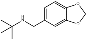 N-(1,3-BENZODIOXOL-5-YLMETHYL)-2-METHYLPROPAN-2-AMINE Struktur