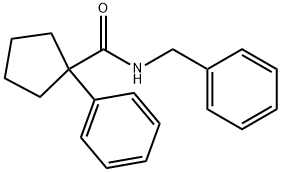 (PHENYLCYCLOPENTYL)-N-BENZYLFORMAMIDE Struktur