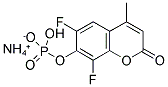 6,8-DIFLUORO-4-METHYLUMBELLIFERYL PHOSPHATE, AMMONIUM SALT Structure