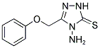 4-AMINO-5-(PHENOXYMETHYL)-2,4-DIHYDRO-3H-1,2,4-TRIAZOLE-3-THIONE Struktur