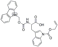 FMOC-N-IN-ALLYLOXYCARBONYL-L-TRYPTOPHAN Struktur