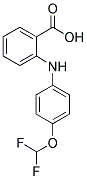 2-[[4-(DIFLUOROMETHOXY)PHENYL]AMINO]BENZOIC ACID Struktur