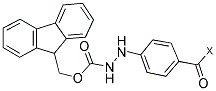 4-FMOC-HYDRAZINOBENZOYL AM NOVAGEL(TM) Struktur